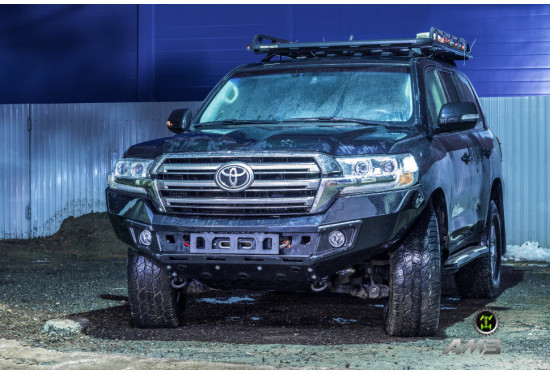 Бампер силовой передний АМЗ для Toyota Land Cruiser 200 2016-2021