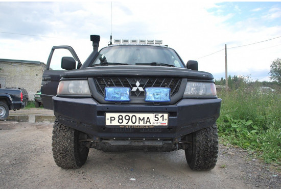 Бампер силовой передний АМЗ для Mitsubishi Montero Sport/Pajero Sport 1996-2009