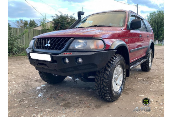 Бампер силовой передний АМЗ для Mitsubishi Montero Sport/Pajero Sport 1996-2009