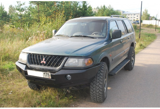 Бампер силовой передний АМЗ для Mitsubishi Montero Sport/Pajero Sport 1996-2009