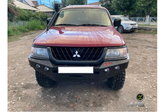 Бампер силовой передний АМЗ для Mitsubishi Montero Sport/Pajero Sport 1996-2009