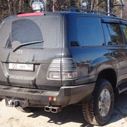 Бампер силовой задний АМЗ для Toyota Land Cruiser 100 / Lexus LX470