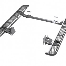 Силовые пороги АМЗ для Toyota Land Cruiser 76 2007+ (длинная база)