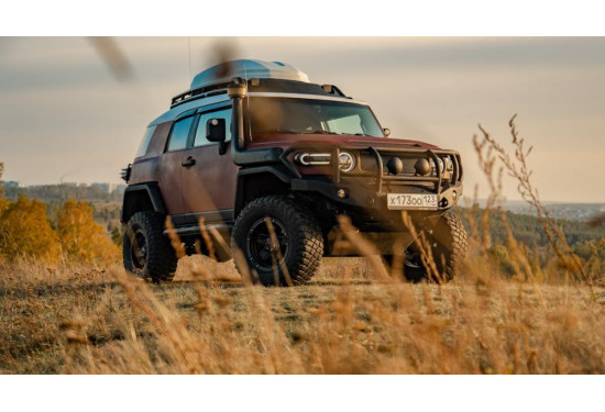 Бампер силовой передний АМЗ для Toyota FJ Cruiser