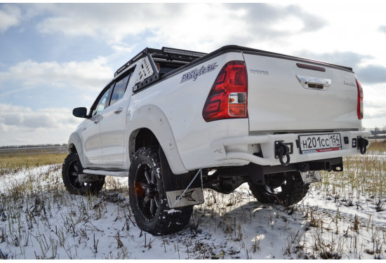 Фаркоп BMS для Toyota Hilux REVO 2015+ под силовые бампера BMS060038 и BMS060039