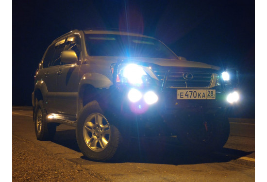 Бампер силовой передний АМЗ для Toyota Land Cruiser Prado 120 / Lexus GX470