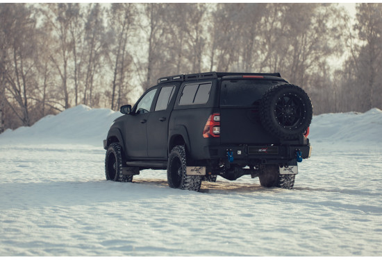 Бампер силовой задний BMS PRO-Line для Toyota Hilux 2015+