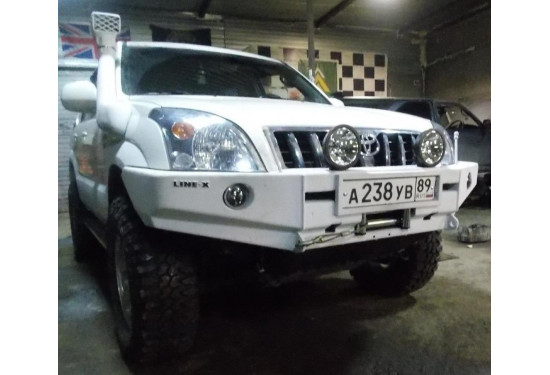 Бампер силовой передний АМЗ для Toyota Land Cruiser Prado 120 / Lexus GX470