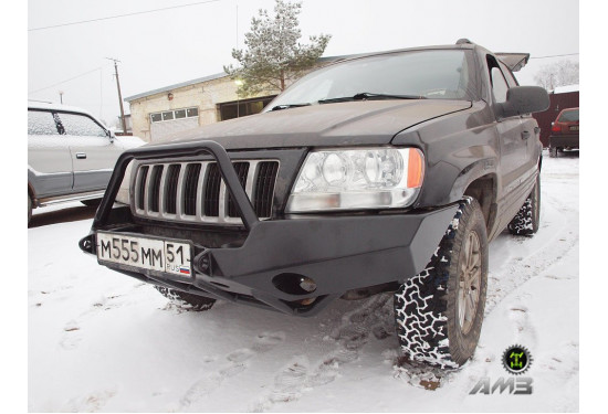 Бампер силовой передний АМЗ для Jeep Grand Cherokee WJ 1999-2004