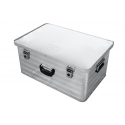 Алюминиевый ящик РИФ усиленный с замком 690х455х320 мм (ДхШхВ)