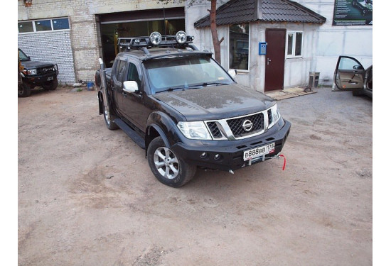 Бампер силовой передний АМЗ для Nissan Pathfinder R51/Navara D40 2004-2014