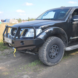 Бампер силовой передний АМЗ для Nissan Pathfinder R51/Navara D40 2004-2014