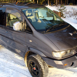 Бампер силовой передний АМЗ для Mitsubishi Delica 1994-2007