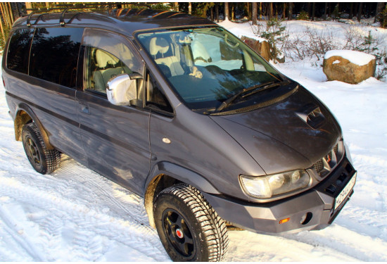 Бампер силовой передний АМЗ для Mitsubishi Delica 1994-2007