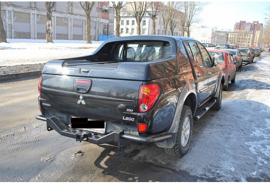 Бампер силовой задний трубный АМЗ для Mitsubishi L200 IV 2006-2016