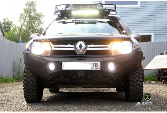 Бампер силовой передний АМЗ для Renault Duster