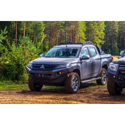 Силовые пороги АМЗ для Mitsubishi L200 V 2015+