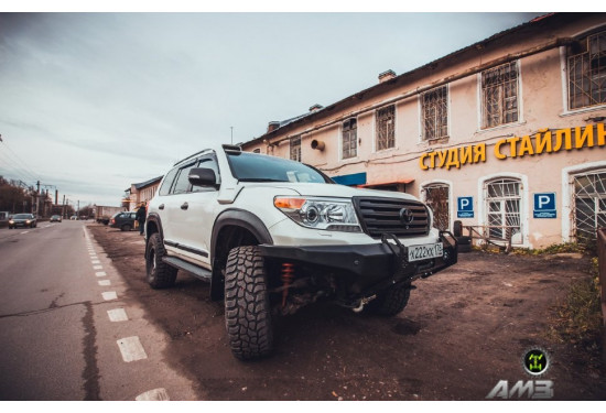 Бампер силовой передний АМЗ для Toyota Land Cruiser 200 2007-2016