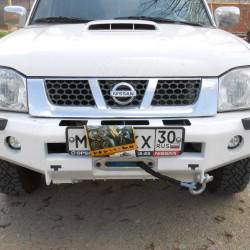 Бампер силовой передний АМЗ для Nissan NP-300 2007+