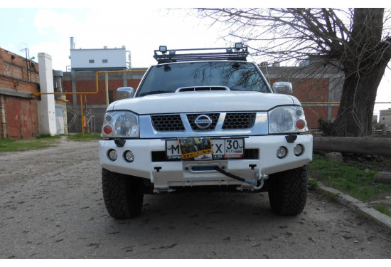 Бампер силовой передний АМЗ для Nissan NP-300 2007+