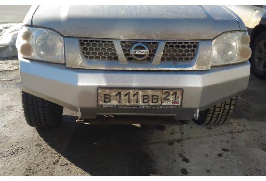 Бампер силовой передний АМЗ для Nissan NP-300 2007+