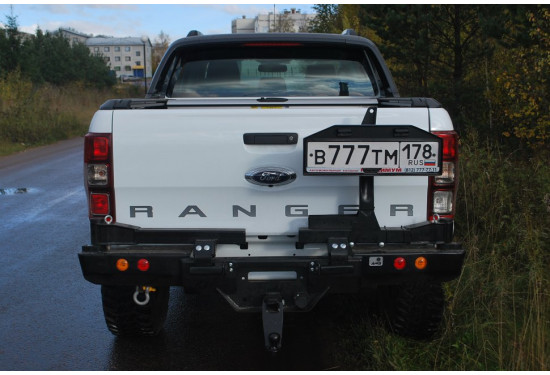 Бампер силовой задний АМЗ для Ford Ranger III 2011-2015