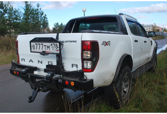 Бампер силовой задний АМЗ для Ford Ranger III 2011-2015