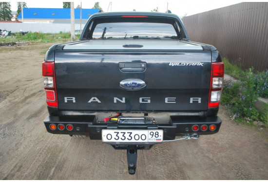 Бампер силовой задний АМЗ для Ford Ranger III 2011-2015