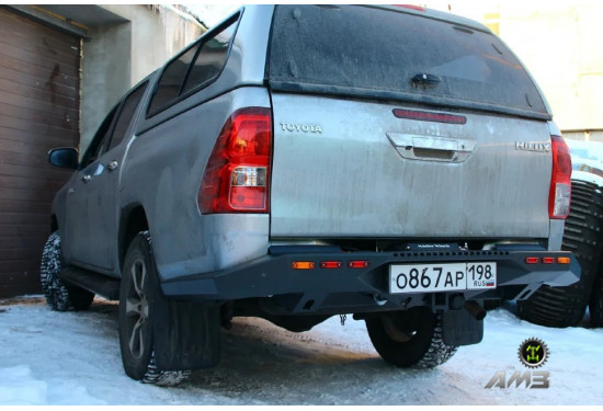 Бампер силовой задний АМЗ для Toyota Hilux 2020+