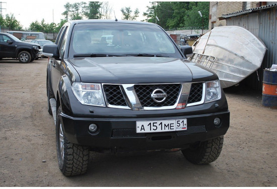 Бампер силовой передний АМЗ для Nissan Pathfinder R51/Navara D40 2004-2014