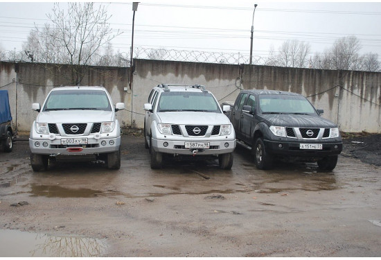 Бампер силовой передний АМЗ для Nissan Pathfinder R51/Navara D40 2004-2014