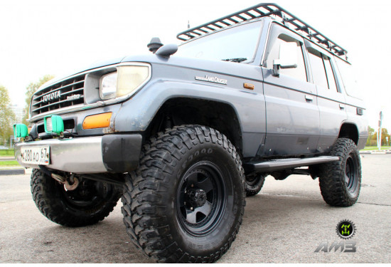 Силовые пороги АМЗ для Toyota Land Cruiser Prado 78