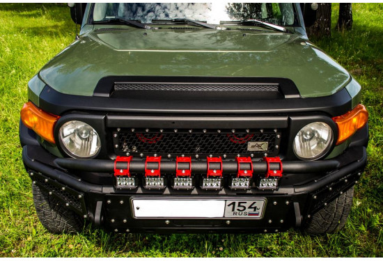 Бампер силовой передний BMS ALFA для Toyota FJ Cruiser 2007+