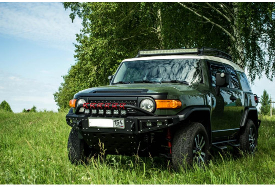 Бампер силовой передний BMS ALFA для Toyota FJ Cruiser 2007+