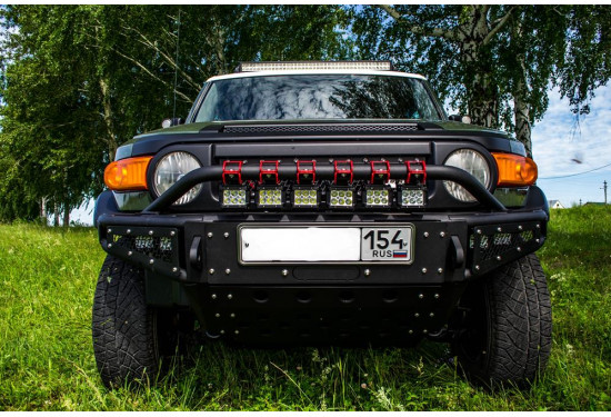 Бампер силовой передний BMS ALFA для Toyota FJ Cruiser 2007+