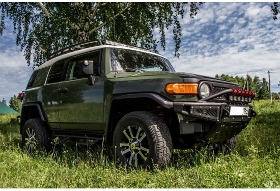 Бампер силовой передний BMS ALFA для Toyota FJ Cruiser 2007+