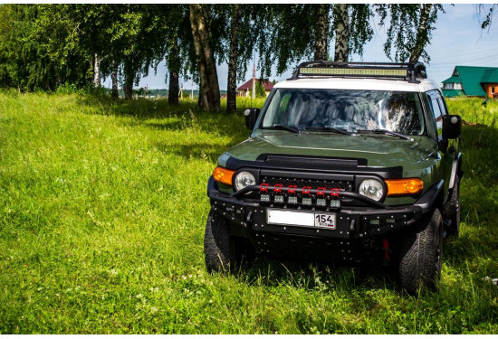 Бампер силовой передний BMS ALFA для Toyota FJ Cruiser 2007+