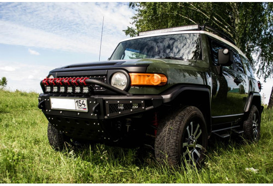 Бампер силовой передний BMS ALFA для Toyota FJ Cruiser 2007+