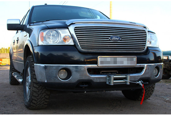 Площадка под лебёдку АМЗ в штатный бампер Ford F-150 XI 2004-2008