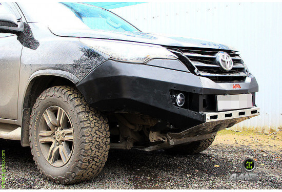 Бампер силовой передний АМЗ для Toyota Fortuner 2015+