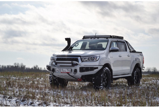 Бампер силовой передний BMS ALFA для Toyota Hilux REVO Exclusive 2018-2020