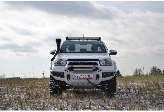 Бампер силовой передний BMS ALFA для Toyota Hilux REVO Exclusive 2018-2020