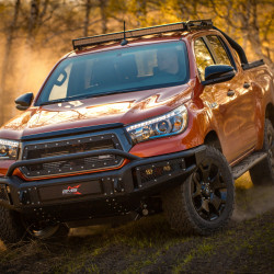 Бампер силовой передний BMS ALFA для Toyota Hilux REVO Exclusive 2018-2020