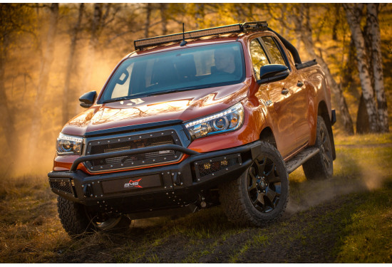 Бампер силовой передний BMS ALFA для Toyota Hilux REVO Exclusive 2018-2020