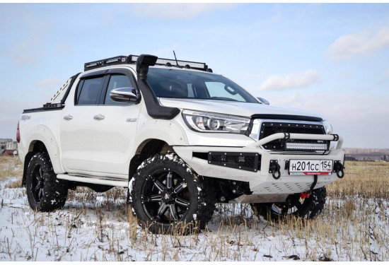 Бампер силовой передний BMS ALFA для Toyota Hilux REVO Exclusive 2018-2020