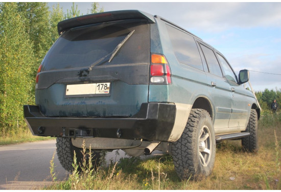 Бампер силовой задний АМЗ для Mitsubishi Montero Sport/Pajero Sport 1996-2009