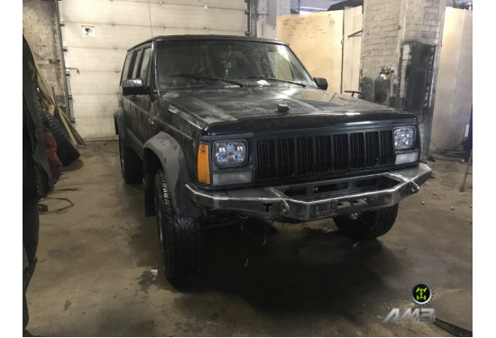 Бампер силовой передний АМЗ для Jeep Cherokee XJ