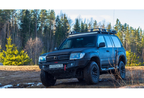 Бампер силовой передний АМЗ для Toyota Land Cruiser 100 / Lexus LX470