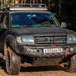 Бампер силовой передний АМЗ для Toyota Land Cruiser 100 / Lexus LX470