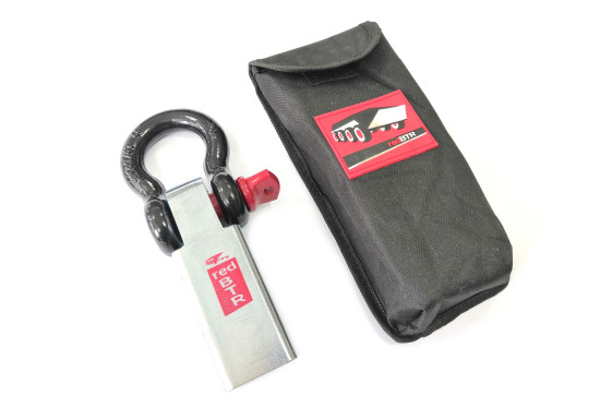 Переходник буксирный redBTR в квадрат фаркопа 50х50 с шаклом 3/4" (до 4,75 т)